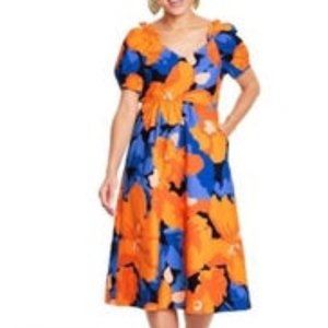 Tabitha Brown  Floral Print Dress   EUC